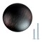 South Main Hardware 1-1/4 in. Oil Rubbed Bronze Modern Round Cabinet Knob (10PK) SH5305-ORB-10 - alternate 1